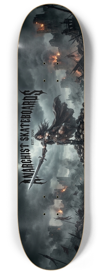WARRIOR 8-1/4 Skateboard Deck