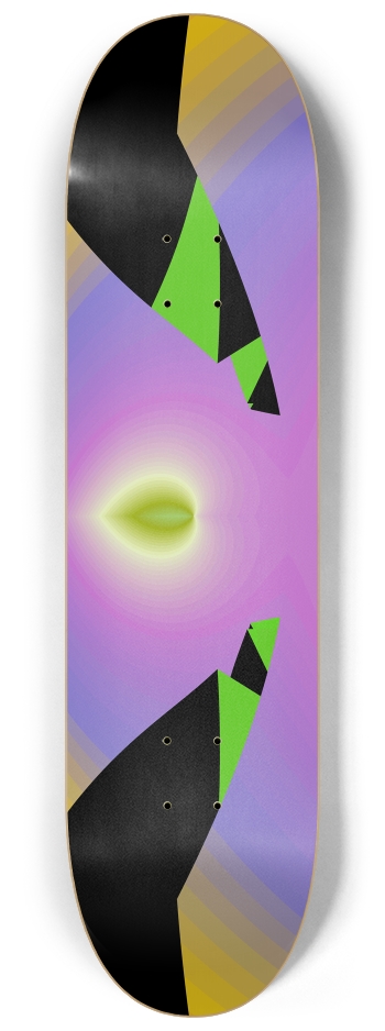 Fractal #1917 #2 8-1/4 Skateboard Deck