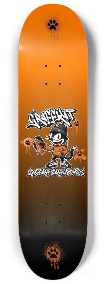 GRAFFKAT 1st. Edition Intro Deck 8-1/4 Skateboard Deck