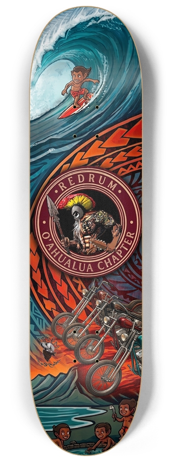 O'ahualua Chapter 8-1/4 Skateboard Deck
