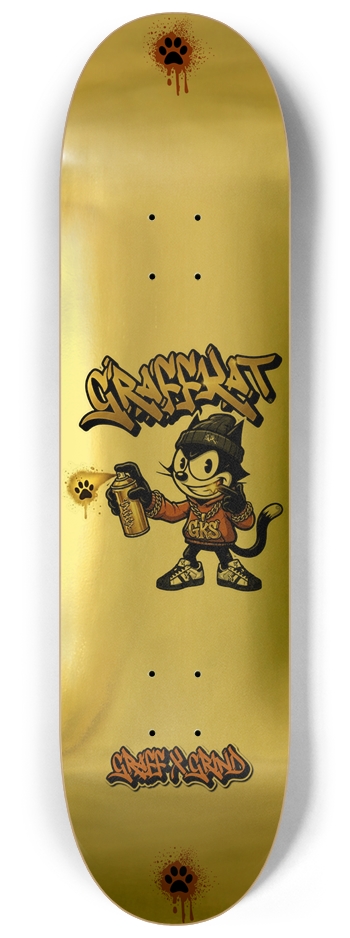 GRAFFKAT GOLD LIMITED EDITION MR.MEOW BLING