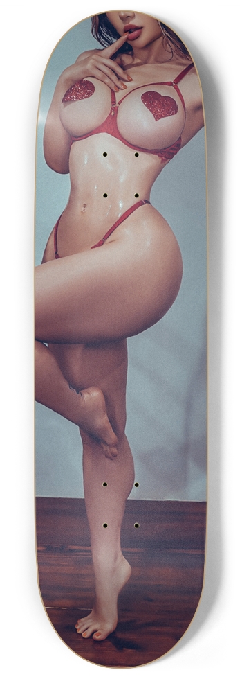 HEARTS 9 Inch Skateboard