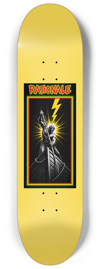 PMA Yellow 8-1/4 Skateboard Deck