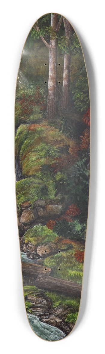Custom Longboard Virgin Creek Falls Sample