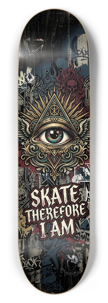"I Skate" Charity Board 8-1/2 Skateboard Deck