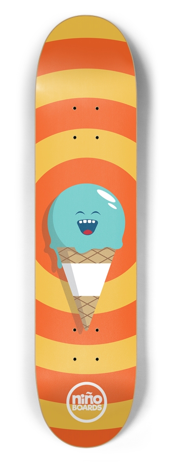 I Scream for Ice Cream 7-1/2 Skateboard Deck