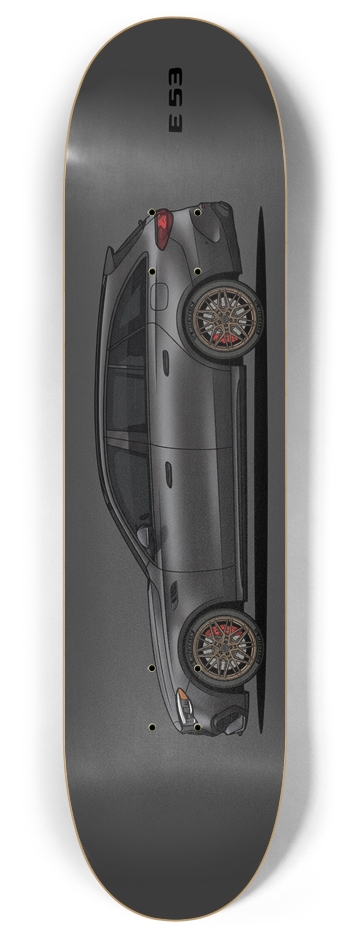 Frozen Dark Grey E53 AMG 8 Inch Skateboard Deck