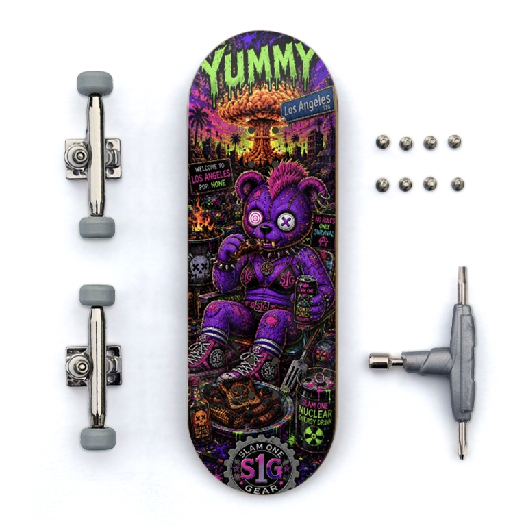 Yummy SLAM ONE GEAR Custom Fingerboard