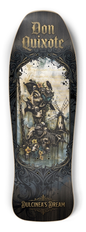 Dulcinea's Dream #2 by Krystiano DaCosta Charity Board Shredder Shape