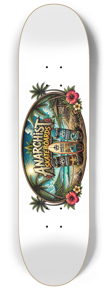 TROPICAL 8-1/4 Skateboard Deck