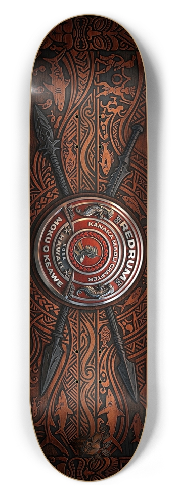 Kanaka Maoli 2 Charity Board 8-1/2 Skateboard Deck