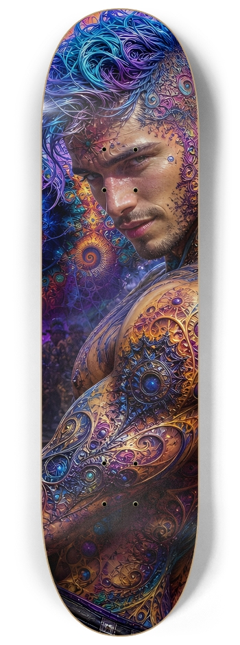 Psychedelic Lavendar Fractal Pirate #8 #2