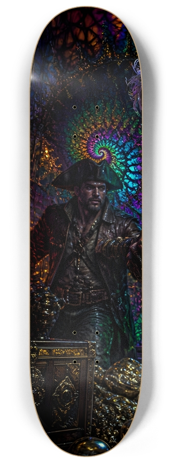 Psychedelic Lavendar Fractal Pirate #24 #1