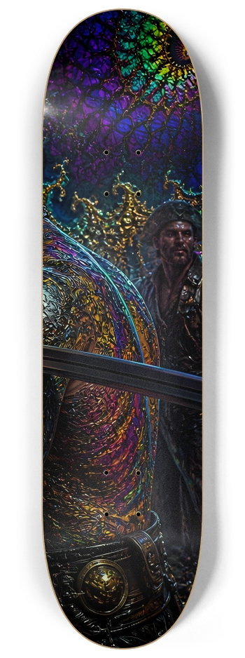 Psychedelic Lavendar Fractal Pirate #24 #3