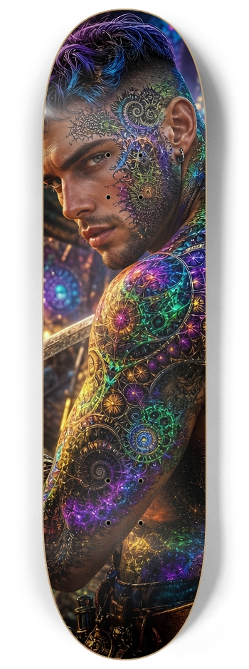 Psychedelic Lavendar Fractal Pirate #6 #2