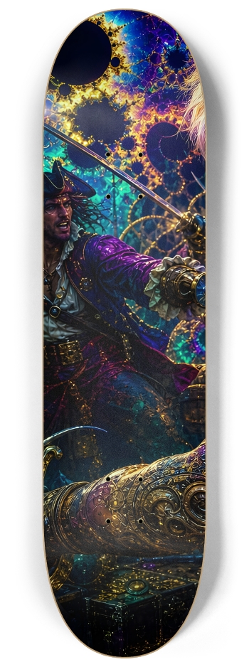 Psychedelic Lavendar Fractal Pirate #13 #1