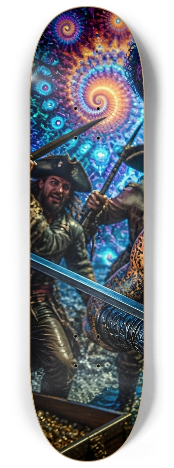 Psychedelic Lavendar Fractal Pirate #22 #1