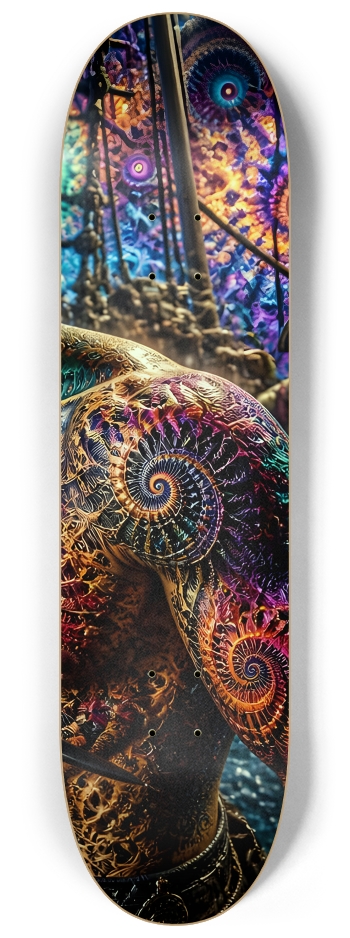 Psychedelic Lavendar Fractal Pirate #22 #3
