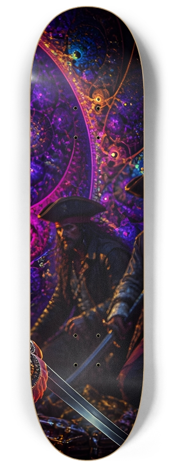 Psychedelic Lavendar Fractal Pirate #26 #3