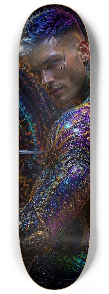 Psychedelic Lavendar Fractal Pirate #3 #2