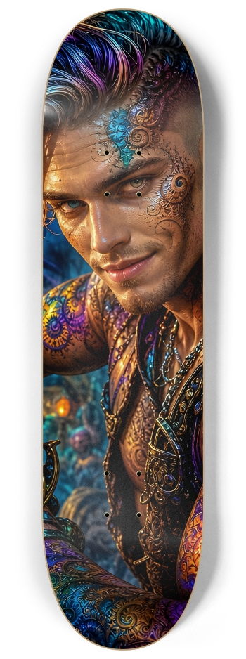 Psychedelic Lavendar Fractal Pirate #18 #2