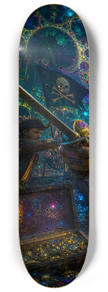 Psychedelic Lavendar Fractal Pirate #9 #1