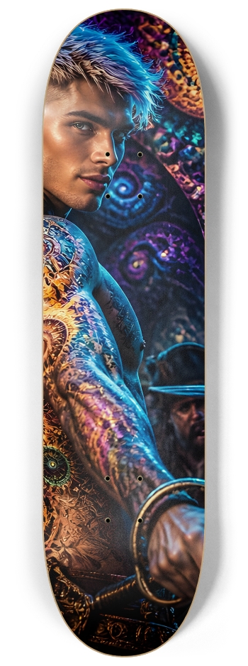 Psychedelic Bleach Blonde Fractal Pirate #8 #2