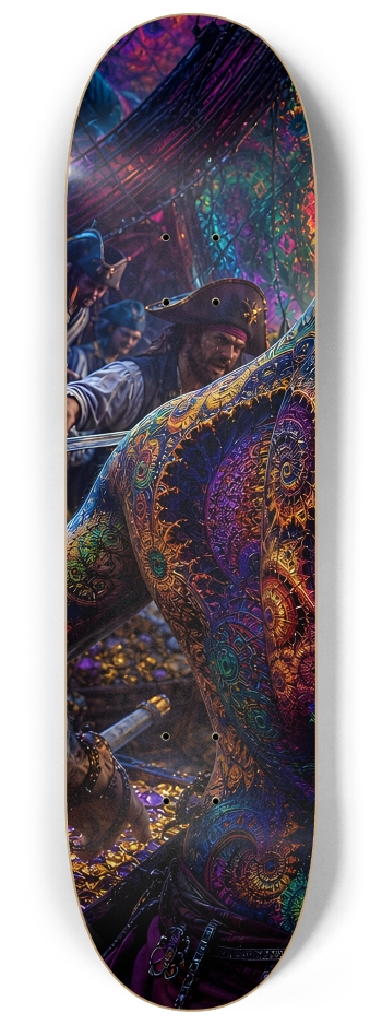 Psychedelic Lavendar Fractal Pirate #16 #1
