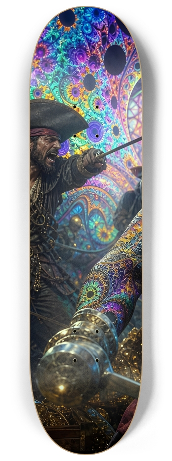 Psychedelic Bleach Blonde Fractal Pirate #25 #1
