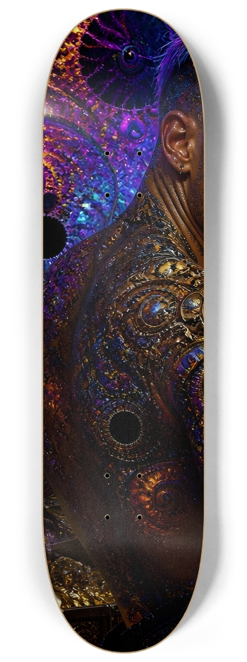 Psychedelic Bleach Blonde Fractal Pirate #27 #1