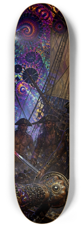 Psychedelic Bleach Blonde Fractal Pirate #27 #3