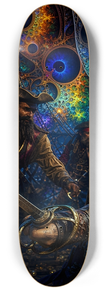 Psychedelic Bleach Blonde Fractal Pirate #28 #1
