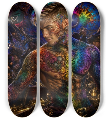 Psychedelic Dirty Blonde Fractal Pirate #20