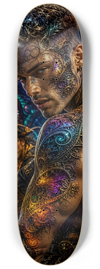 Psychedelic Dirty Blonde Fractal Pirate #1 #2