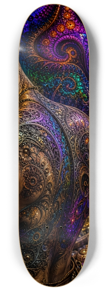 Psychedelic Dirty Blonde Fractal Pirate #1 #3