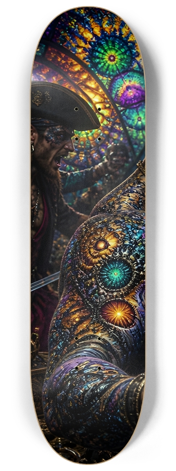 Psychedelic Bleach Blonde Fractal Pirate #19 #1