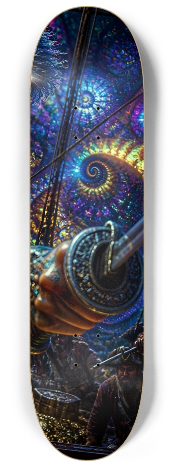 Psychedelic Bleach Blonde Fractal Pirate #24 #3