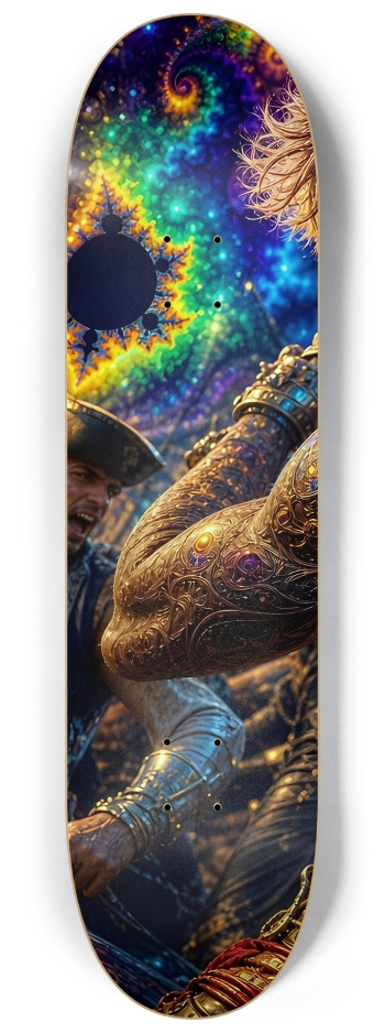 Psychedelic Dirty Blonde Fractal Pirate #18 #1
