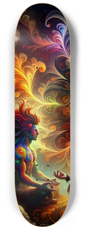 Psychedelic Fractal Native American Man #2 #1
