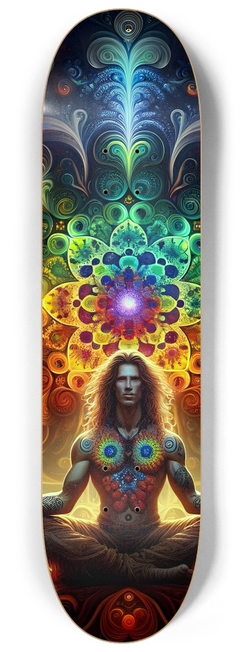 Psychedelic Fractal Native American Man #2 #2