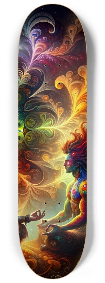 Psychedelic Fractal Native American Man #2 #3