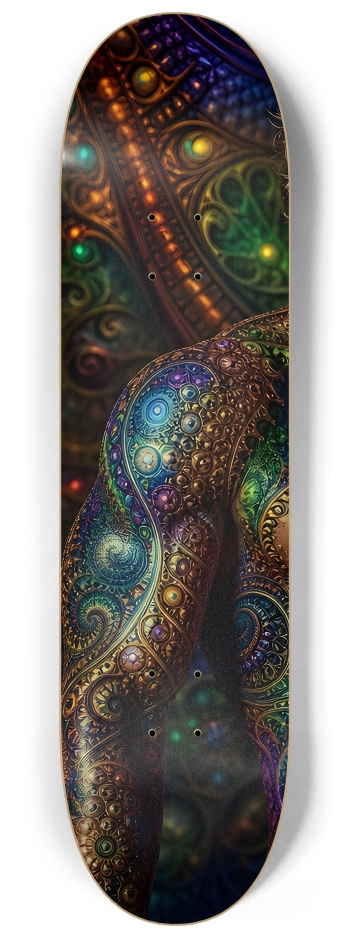 Psychedelic Dirty Blonde Fractal Surfer #8 #1