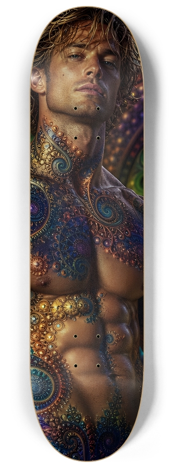 Psychedelic Dirty Blonde Fractal Surfer #8 #2