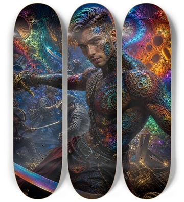 Psychedelic Dirty Blonde Fractal Pirate #23