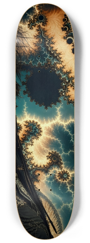Native American Model + Fractal Backdrop 0028 #3