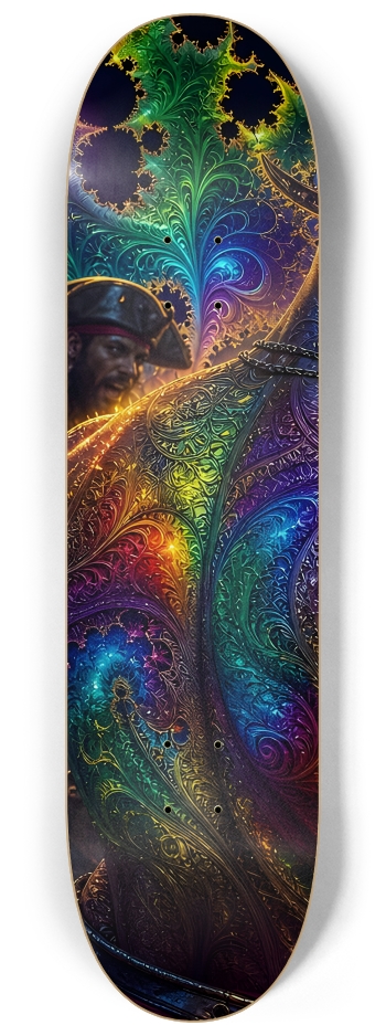 Psychedelic Brunette Fractal Pirate #13 #1
