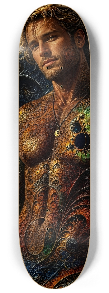 Psychedelic Dirty Blonde Fractal Surfer #26 #2