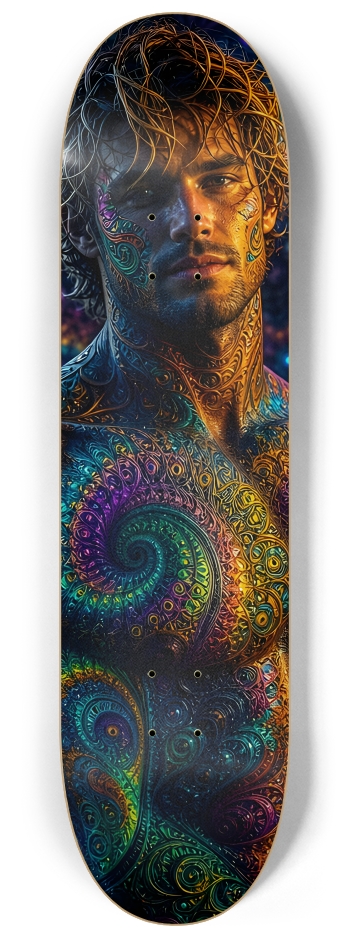 Psychedelic Dirty Blonde Fractal Surfer #17 #2