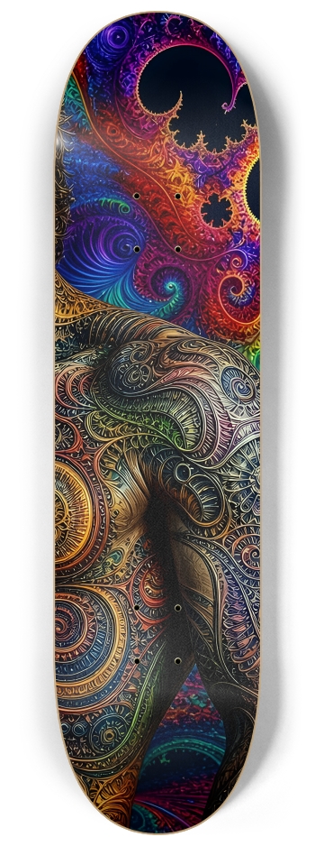 Psychedelic Dirty Blonde Fractal Surfer #21 #3