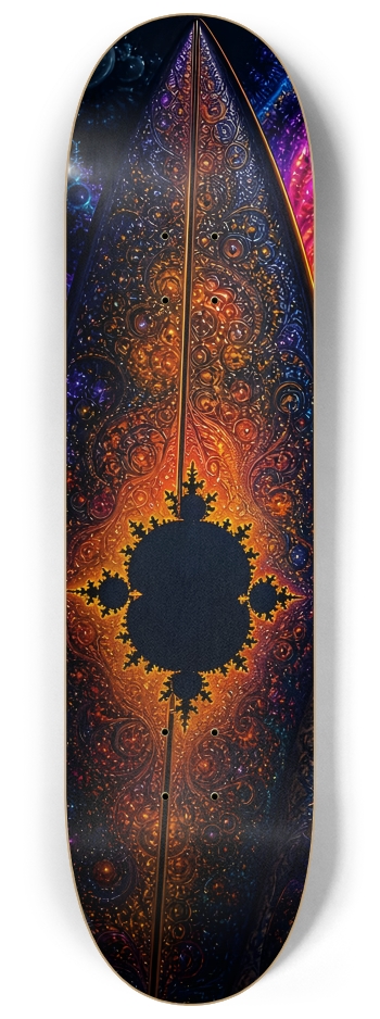 Psychedelic Dirty Blonde Fractal Surfer #15 #1 8-1/4 Skateboard Deck